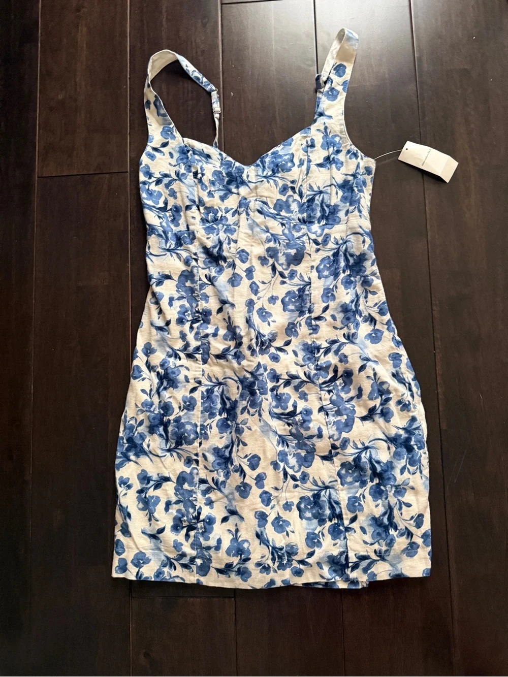 Abercrombie Floral Dress with Sweetheart Neckline